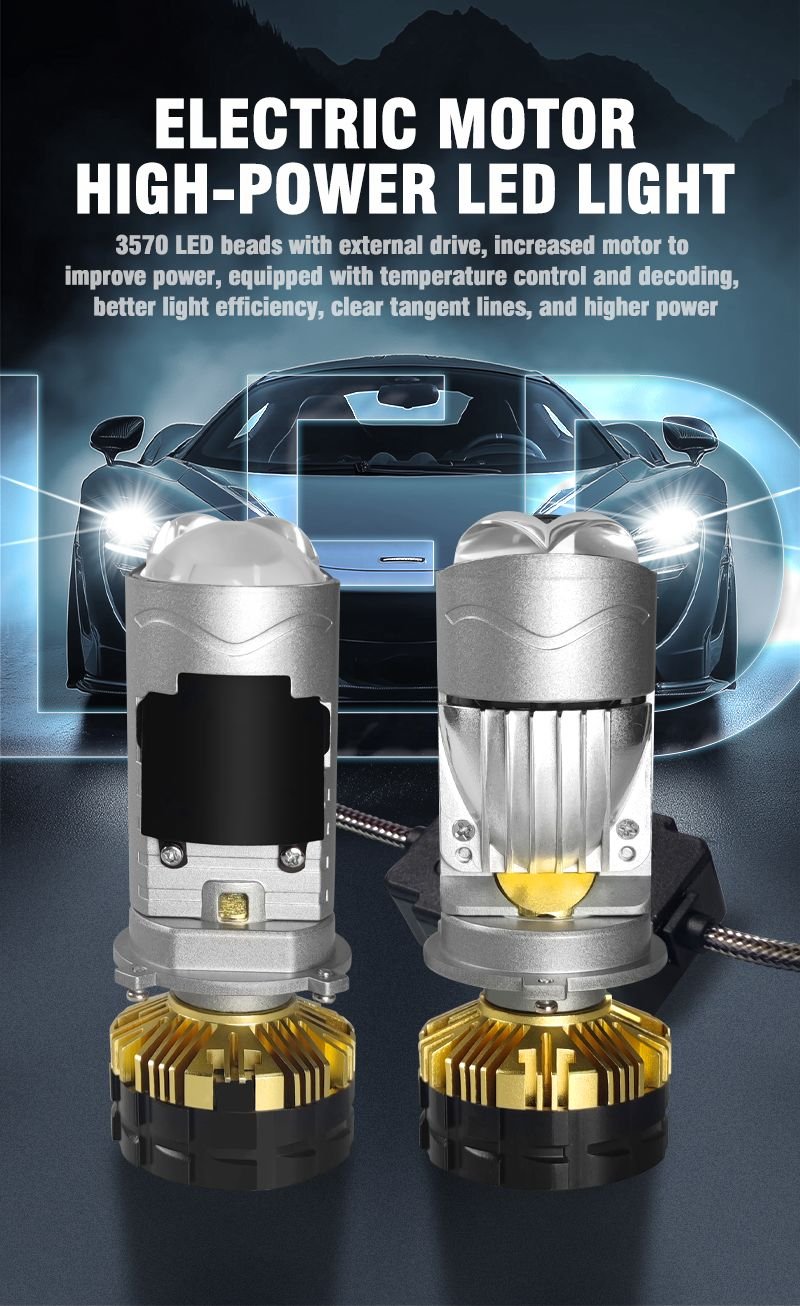 Automotive Lighting Manufacturer Led Projector H4 Car 12000Lm/120W - Image 6