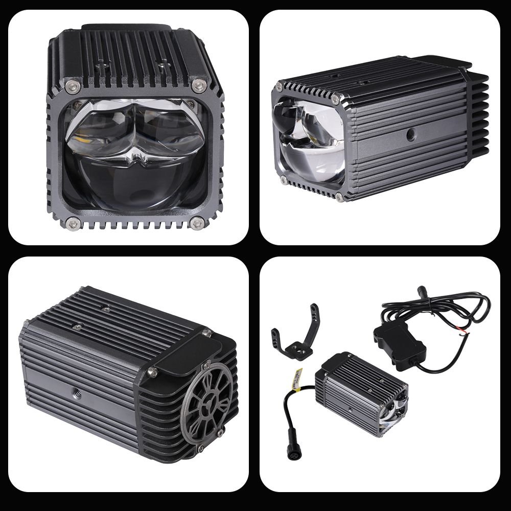 Led Laser Fog Light Driving Spotlight Projector Lens/130W - Image 5