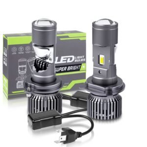 LED Projector Mini Lens H4 Plug and Play Headlight Bulb