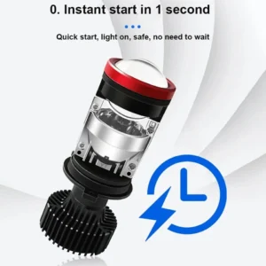 Y7D Headlight Mini H4 LED Projector Lens