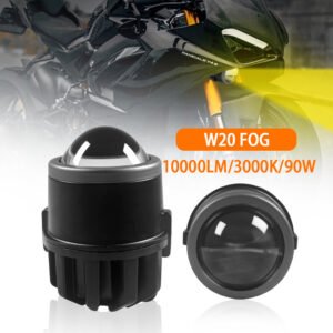 Yellow White Fog Driving Light for motorcycle car