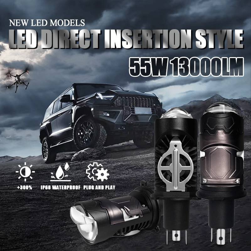 Auto Led Headlight Bulbs Plug and Play Led Headlamp H4/110W - Image 5