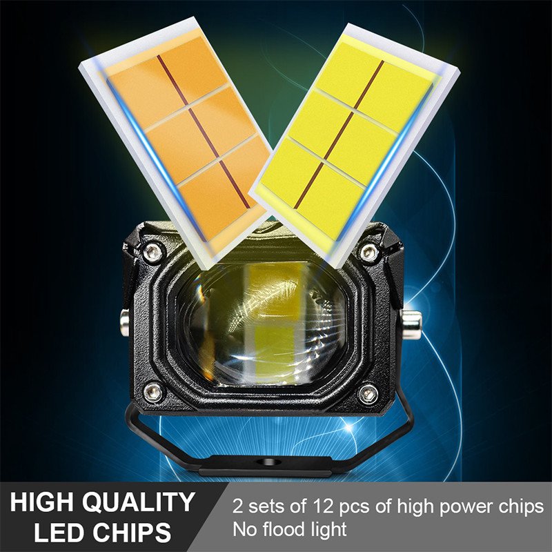 Led Spotlight Auxiliary Driving Light for car motor offroad/60W - Image 3