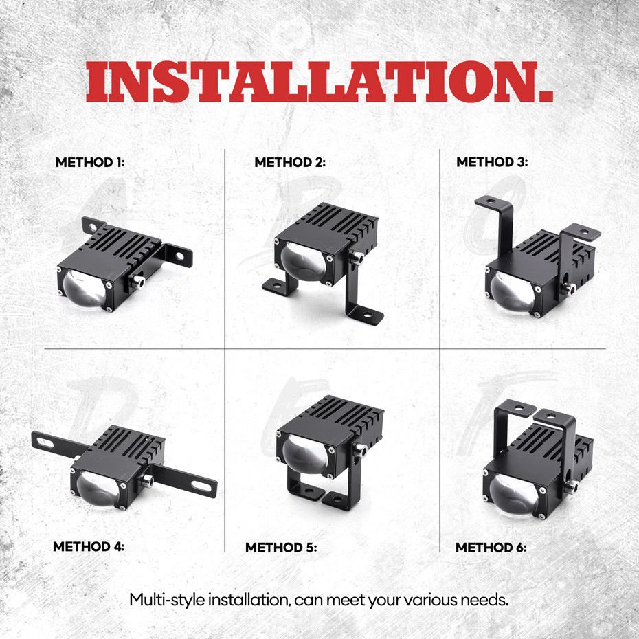 Led Grille Lights Car Motorcycle Offroad Led Driving Spotlight/56W - Image 4