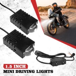 Led Grille Lights Car Motorcycle Offroad Led Driving Spotlight
