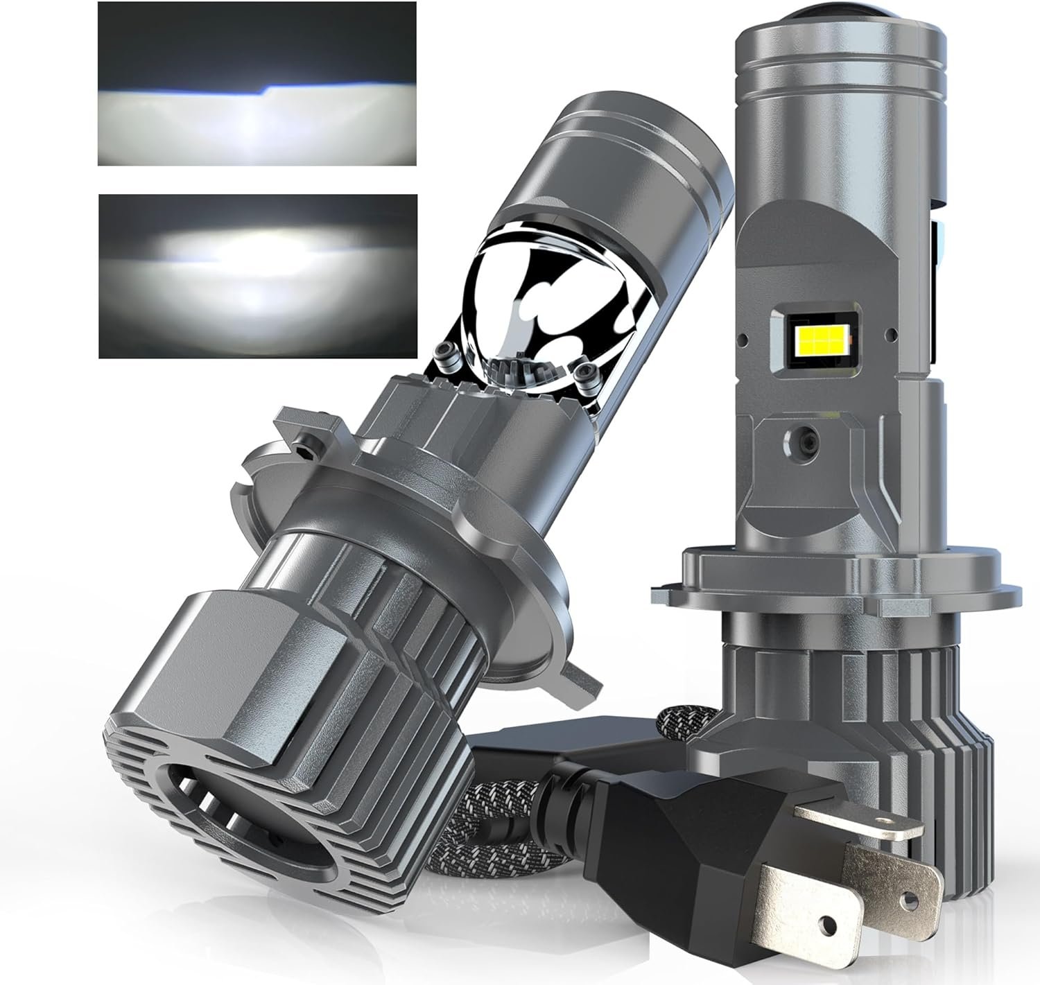 H4 Led Projector Laser Lens Car Headlamp