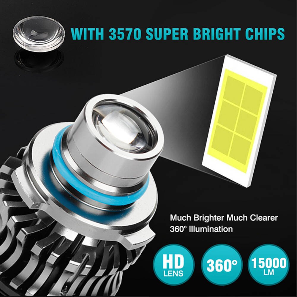 Mini LED Laser Headlight Bulbs Projector Lens Fog Light Lamp/40W - Image 5