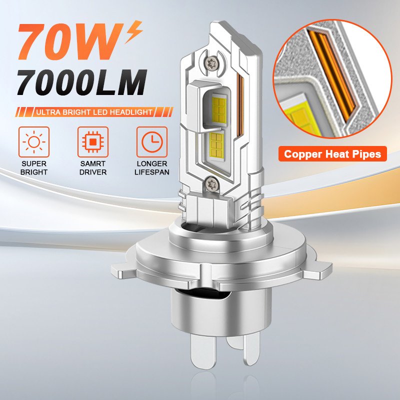 Plug and Play Car Headlight Bulb Replacement 6000K-70W - Image 4