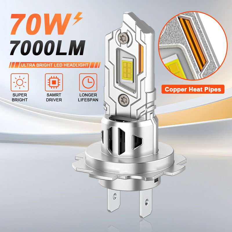 Plug and Play Car Headlight Bulb Replacement 6000K-70W - Image 3