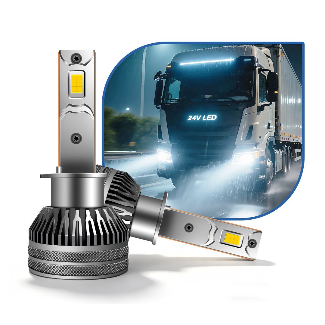 24V Truck Light High Low Beam Led Headlight Bulb H1 H3 H4 H7/140W - Image 3