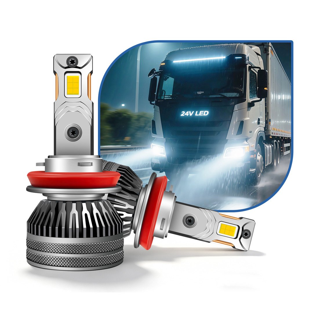 24V Truck Light High Low Beam Led Headlight Bulb H1 H3 H4 H7/140W - Image 5